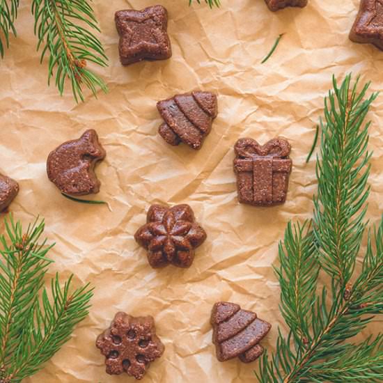 Chocolate Hazelnut Fudge Bites