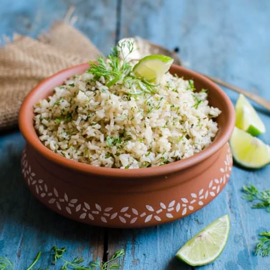 Cilantro Lime Brown Rice 
