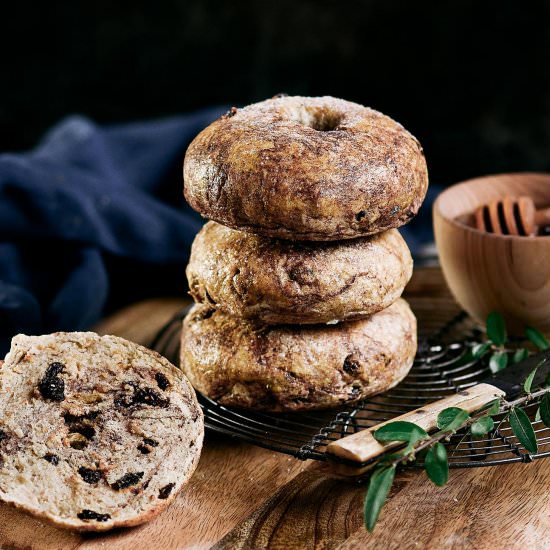 Cinnamon Raisin Bagels