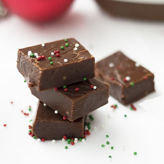 Nutella Cream Cheese Fudge