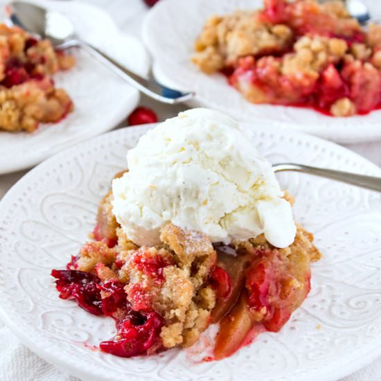 Cranberry Apple Crumble