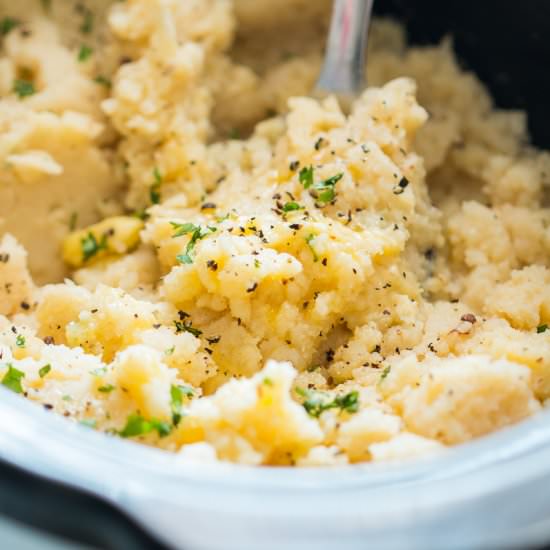 Best Slow Cooker Mashed Potatoes