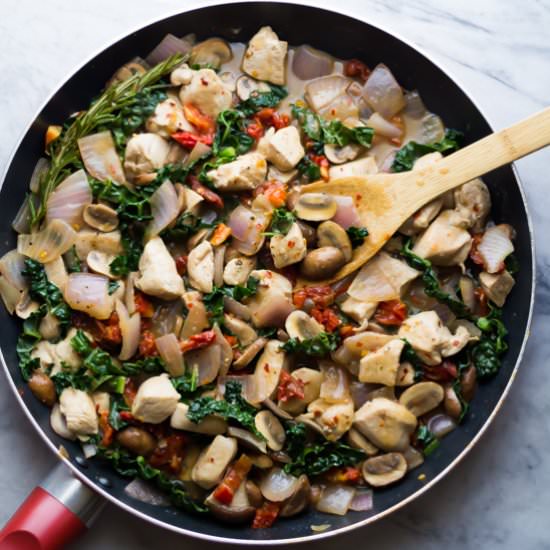 30 Minute Tuscan Chicken Skillet