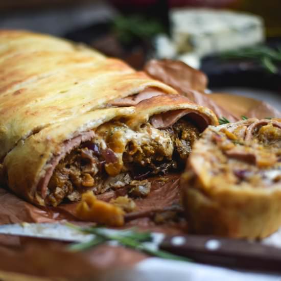 Turkey Butternut Squash Stromboli