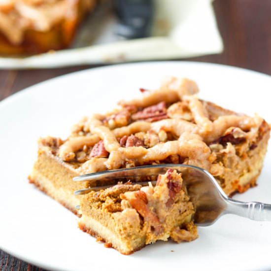 Pumpkin Pie Bars (Gluten Free)