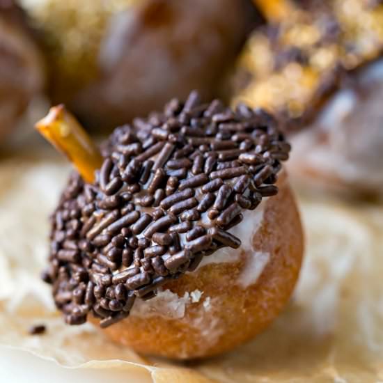 Acorn Donut Holes