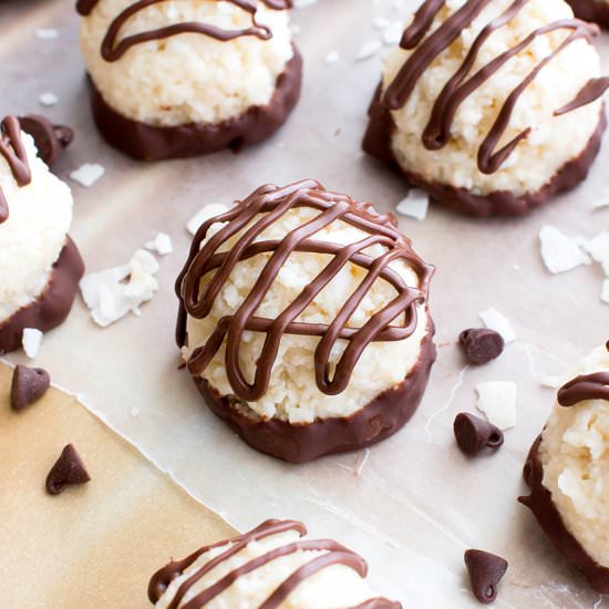 Paleo Chocolate Coconut Truffles
