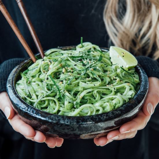 Creamy Thai Pesto Linguini
