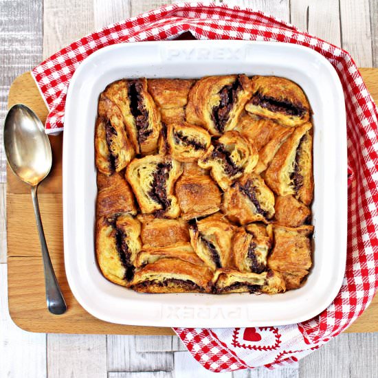 Macabella Croissant Pudding