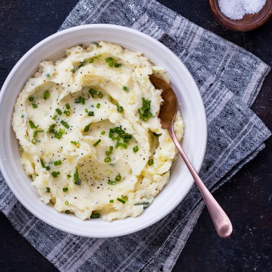 Lightened Up Mashed Potatoes