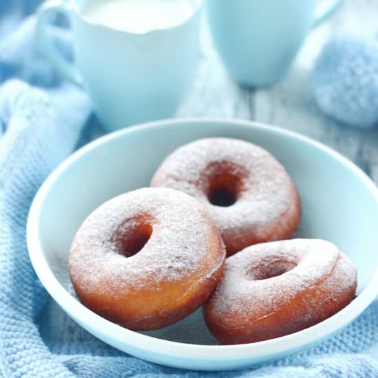 Sweetened Condensed Milk Donuts