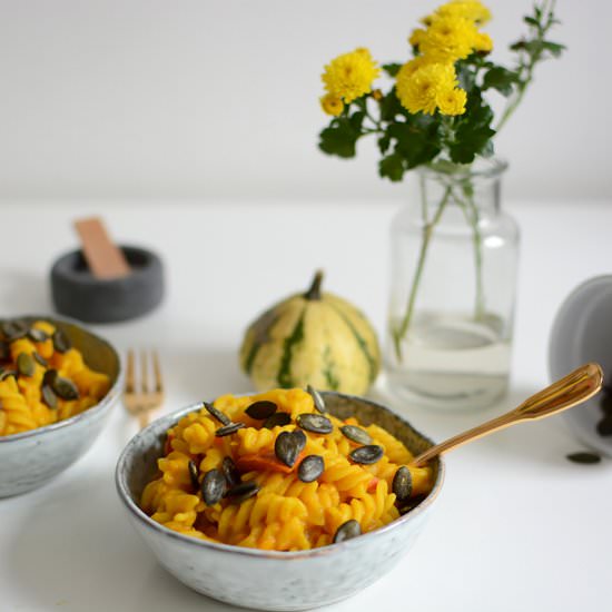 One Pot Pumpkin Pasta