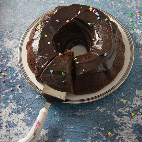 Chocolate Mayan Bundt Cake