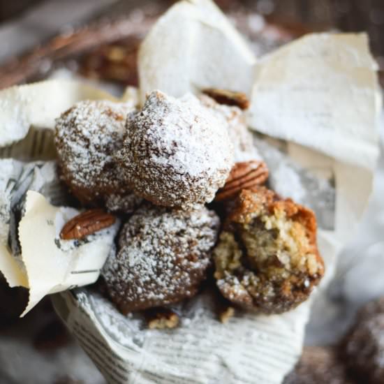 Easy Toasted Butter Pecan Fritters
