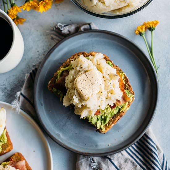 Leftover Mashed Potato Toast