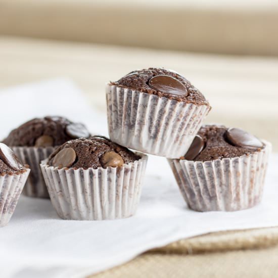 Two-Bite Nutella Brownies