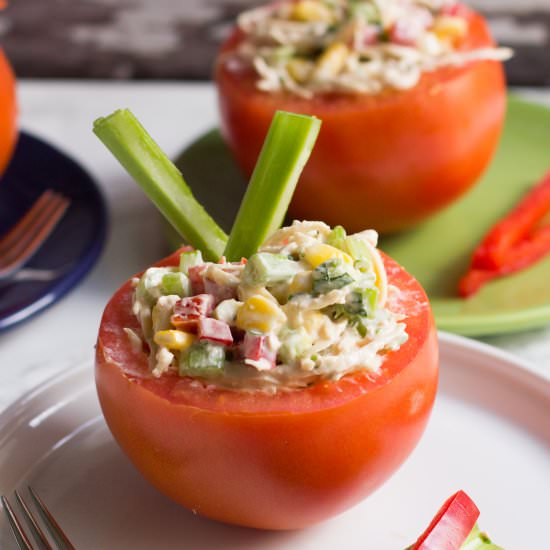 Turkey Stuffed Tomato