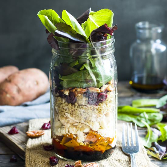 Turkey Salad in a Jar