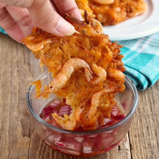 Ukoy- Filipino Shrimp Fritters