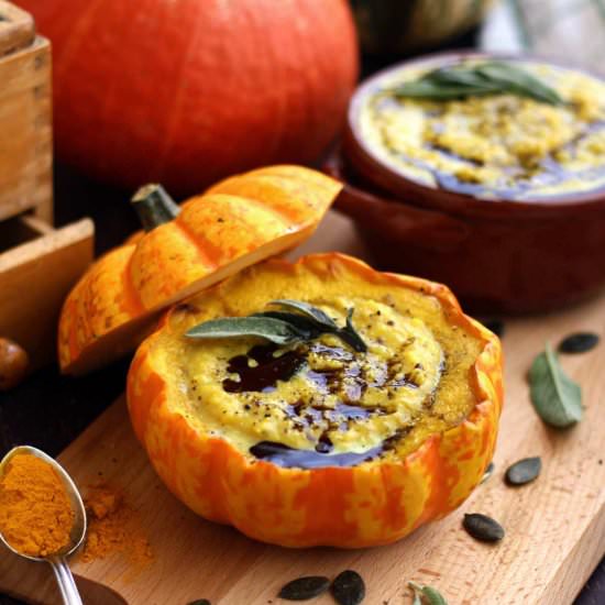 Pumpkin Soup with Millet