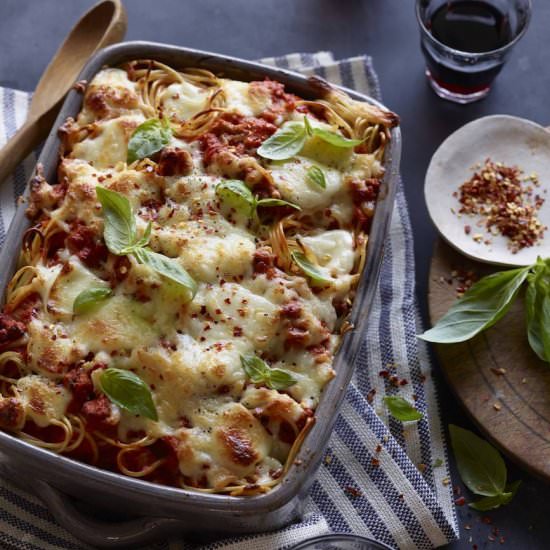 Turkey Spaghetti Bake