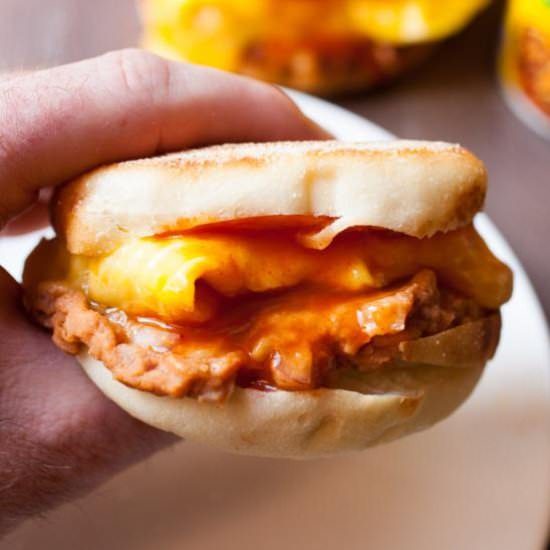 Enchilada Breakfast Sandwiches