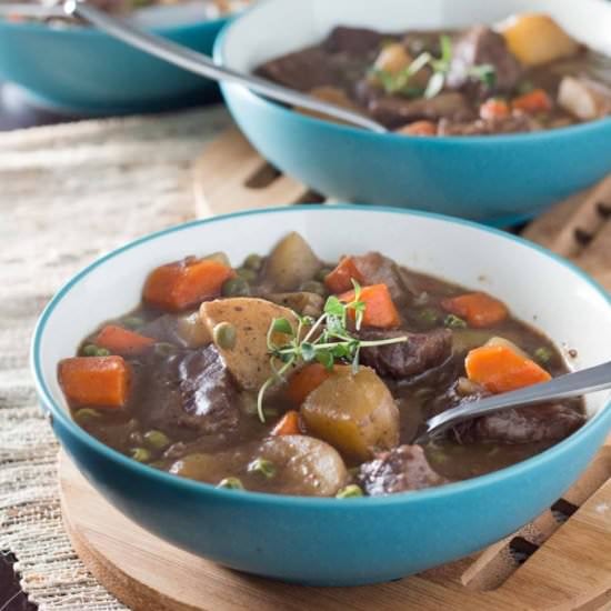 Stovetop Beef Stew with Red Wine