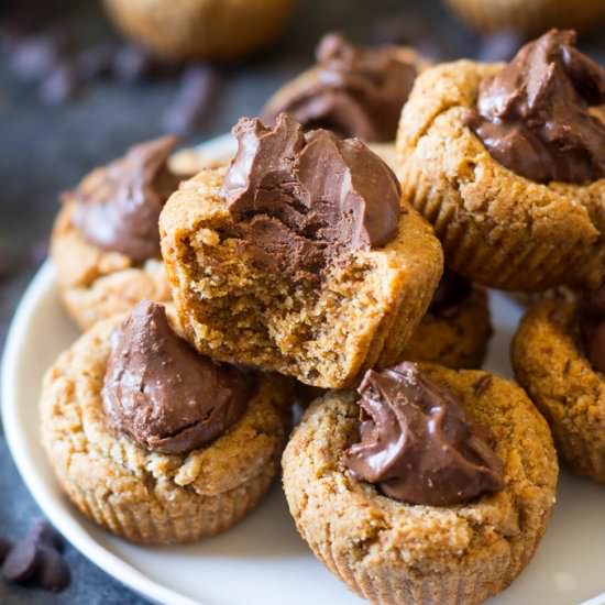 Almond Butter Cookie Cups