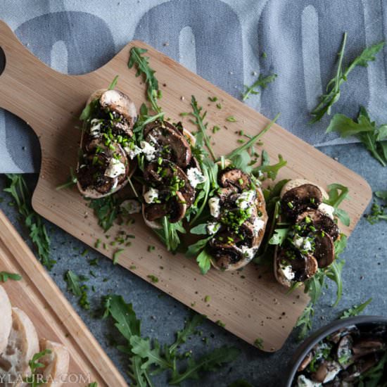 Mushroom Bruschetta