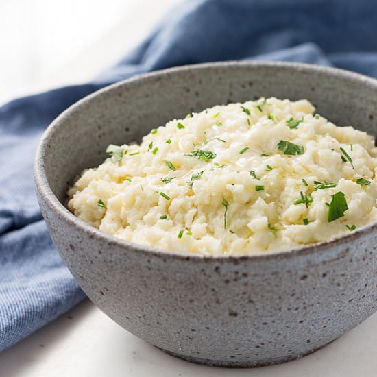 Mashed Cauliflower with Celeriac
