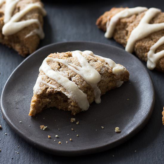 Low Carb Maple Walnut Scones