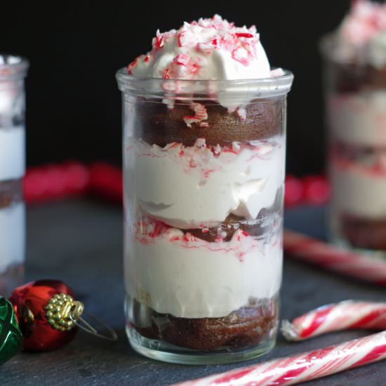 Chocolate Peppermint Dessert Shots