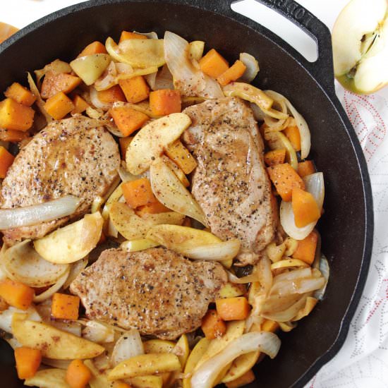 Apple Cinnamon Pork Chops