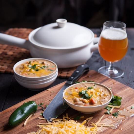 White Bean Turkey Beer Chili