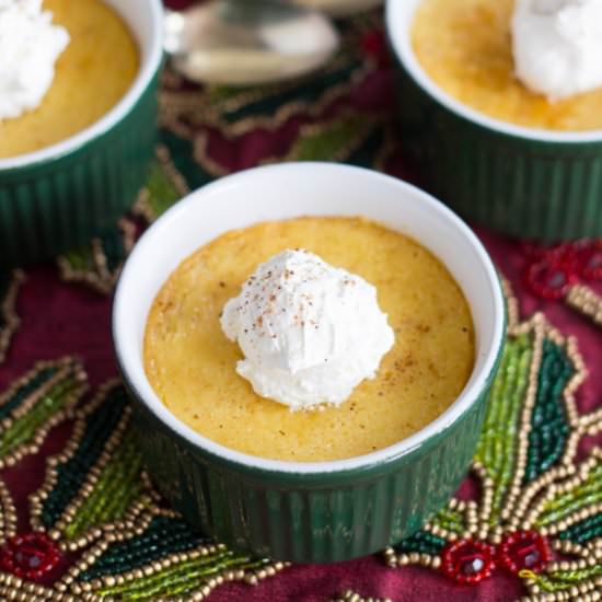 Rum Eggnog Pots de Creme