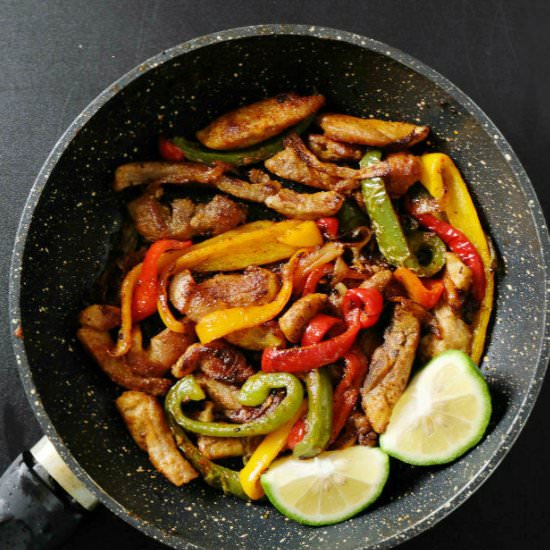 Easy Paleo Pork Fajitas Recipe