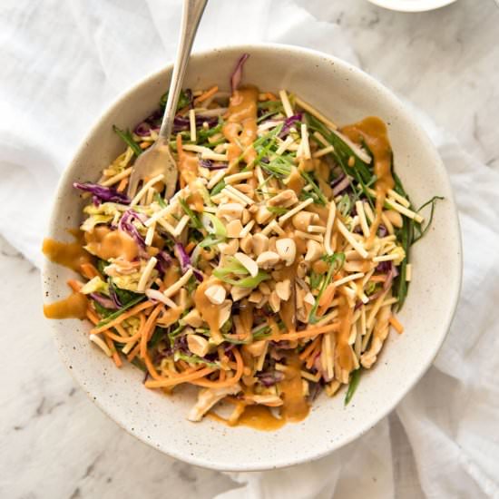 CHINESE CHICKEN SALAD WITH ASIAN PE