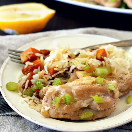 Orange Chicken with Honeynut Squash