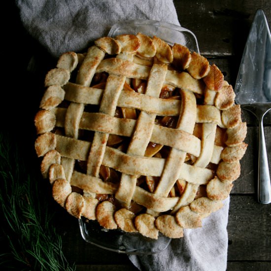 Salted Caramel Apple Pie