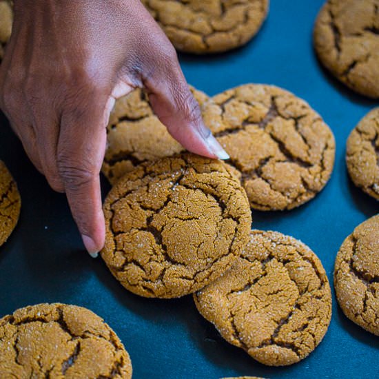 Ginger Molasses Cookies