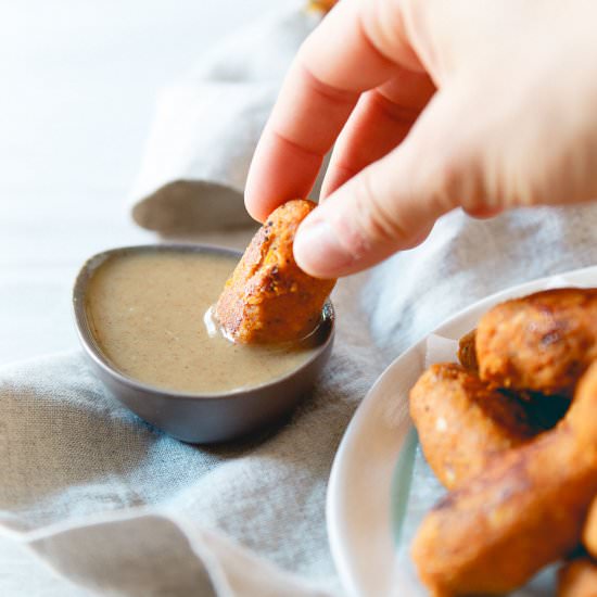 Baked Maple Sweet Potato Tots