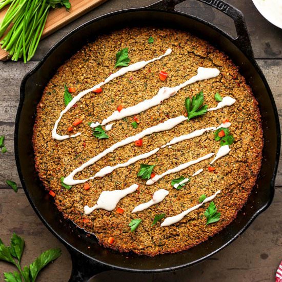 Giant Falafel Skillet