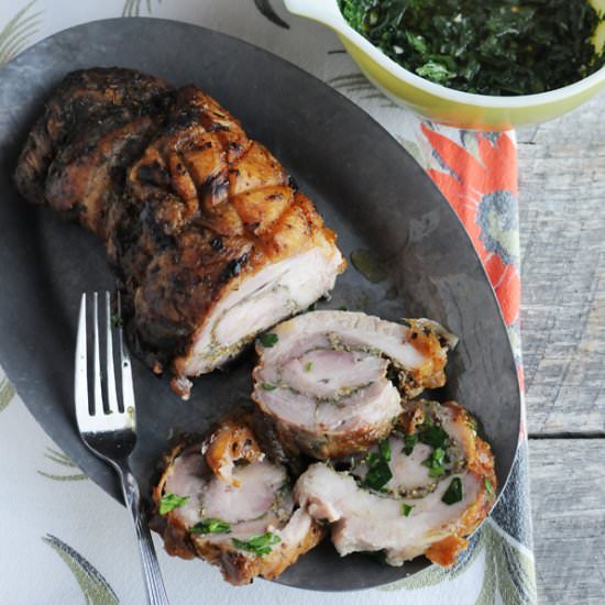 Porchetta Roll with Chimichurri