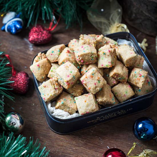 Funfetti Shortbread Bites