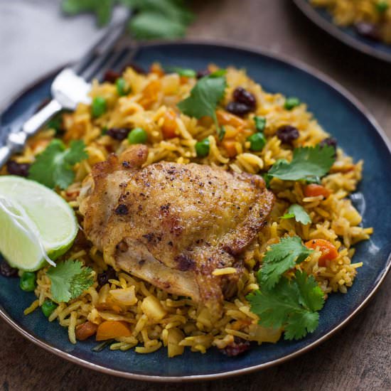 One-Pot Turmeric Chicken and Rice