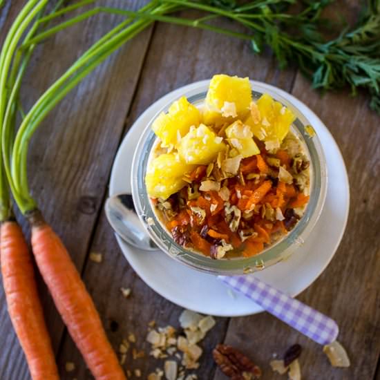 Carrot Cake Overnight Oats
