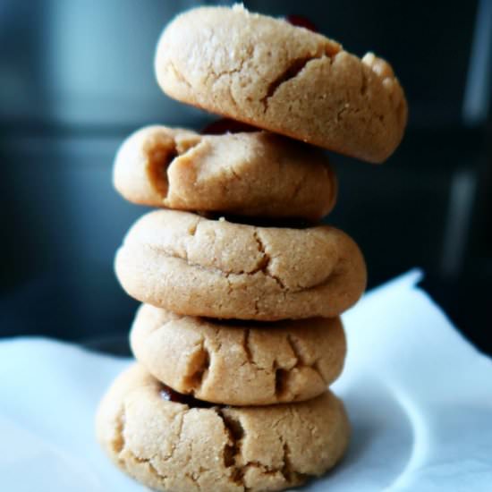 Peanut Butter and Jelly Cookies
