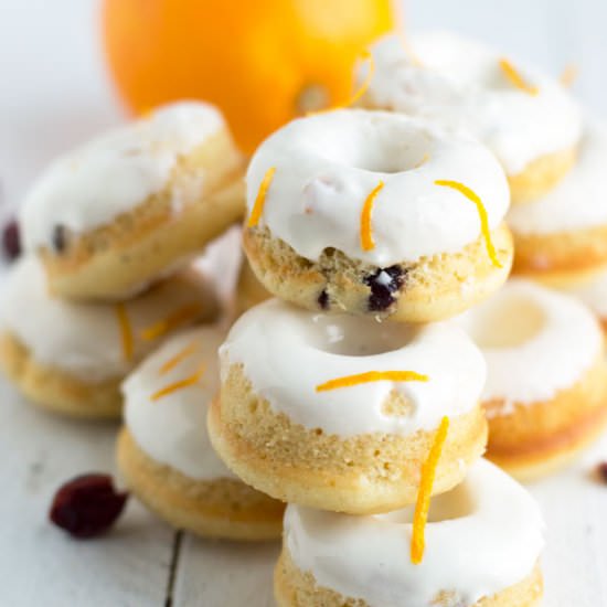 Cranberry Orange Donuts