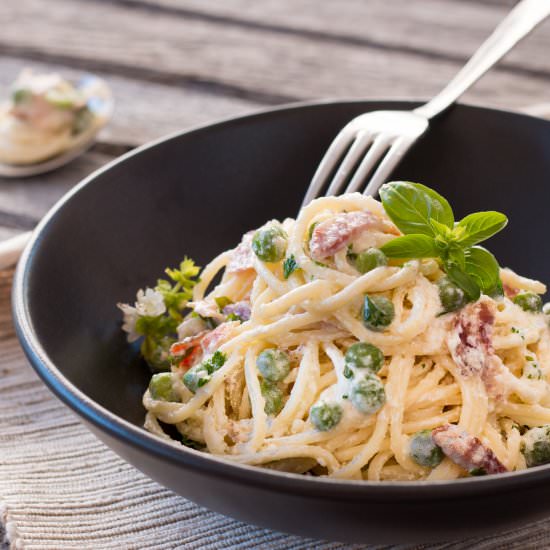Healthy Spaghetti Sauce with Peas