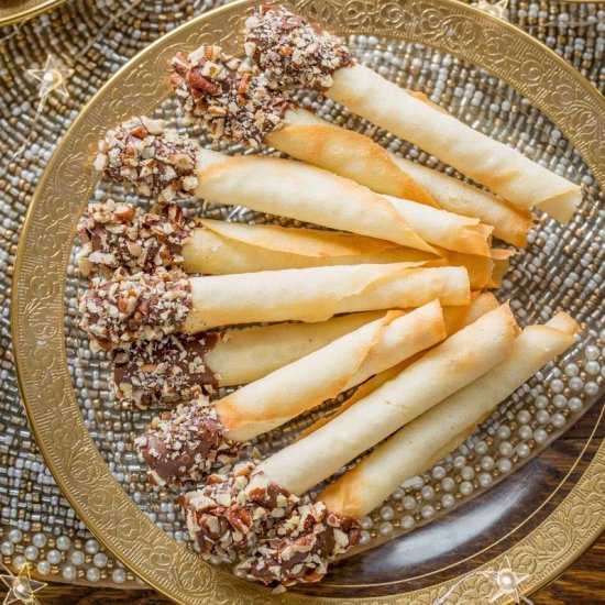 Tuile Cigar Cookies (Pirouettes)